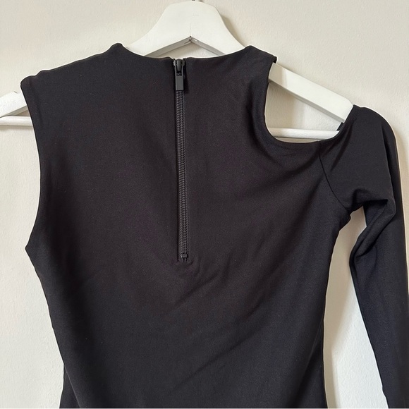 Alix NYC One Shoulder Black Bodysuit Size XS - Picture 5 of 6
